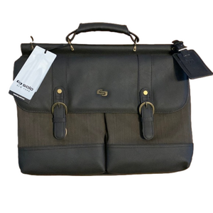 Solo New York, Thompson briefcase, fully padded 15.6 laptop compartment